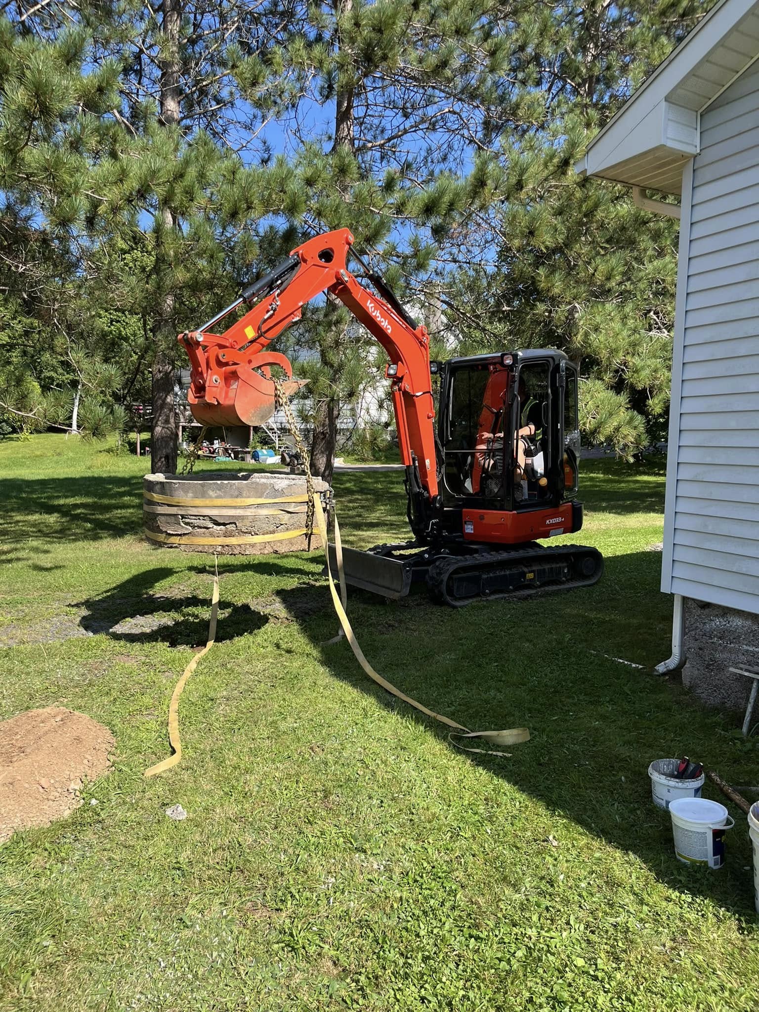 excavation septic work drainage
